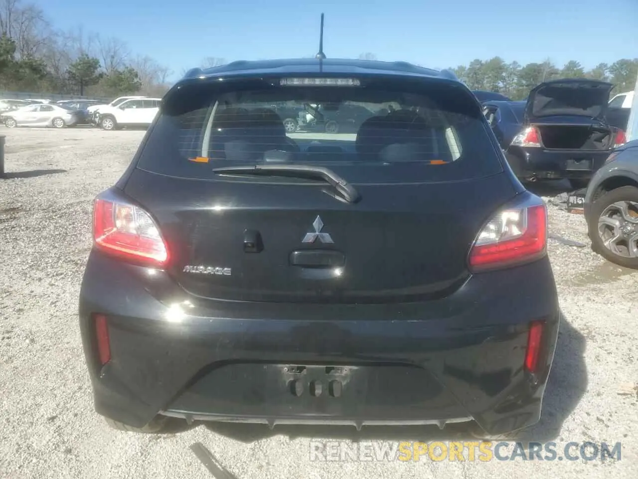 6 fotografías del automóvil dañado ML32AUHJ8MH012997 MITSUBISHI MIRAGE 2021