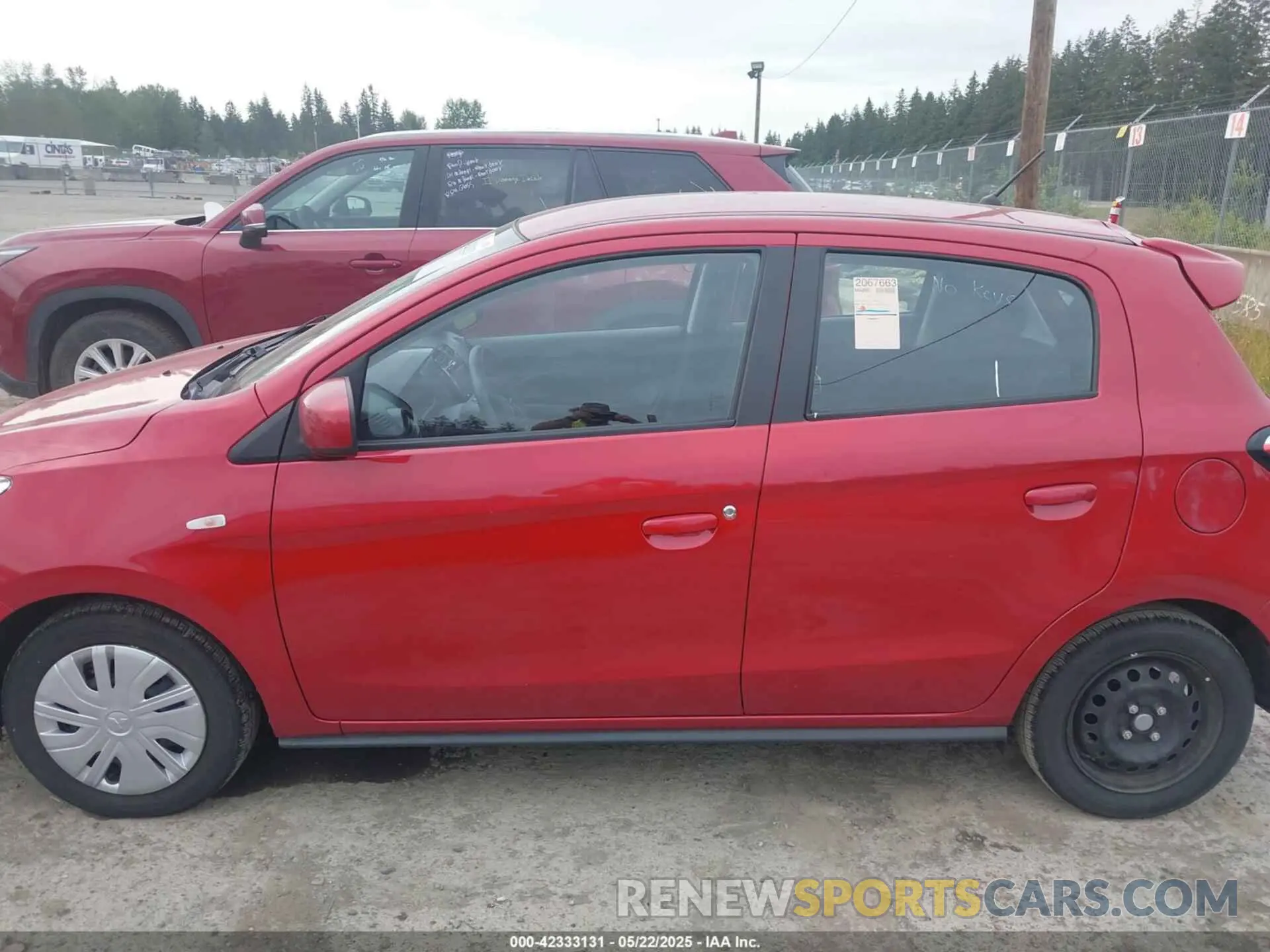 14 fotografías del automóvil dañado ML32AUHJ8MH014457 MITSUBISHI MIRAGE 2021