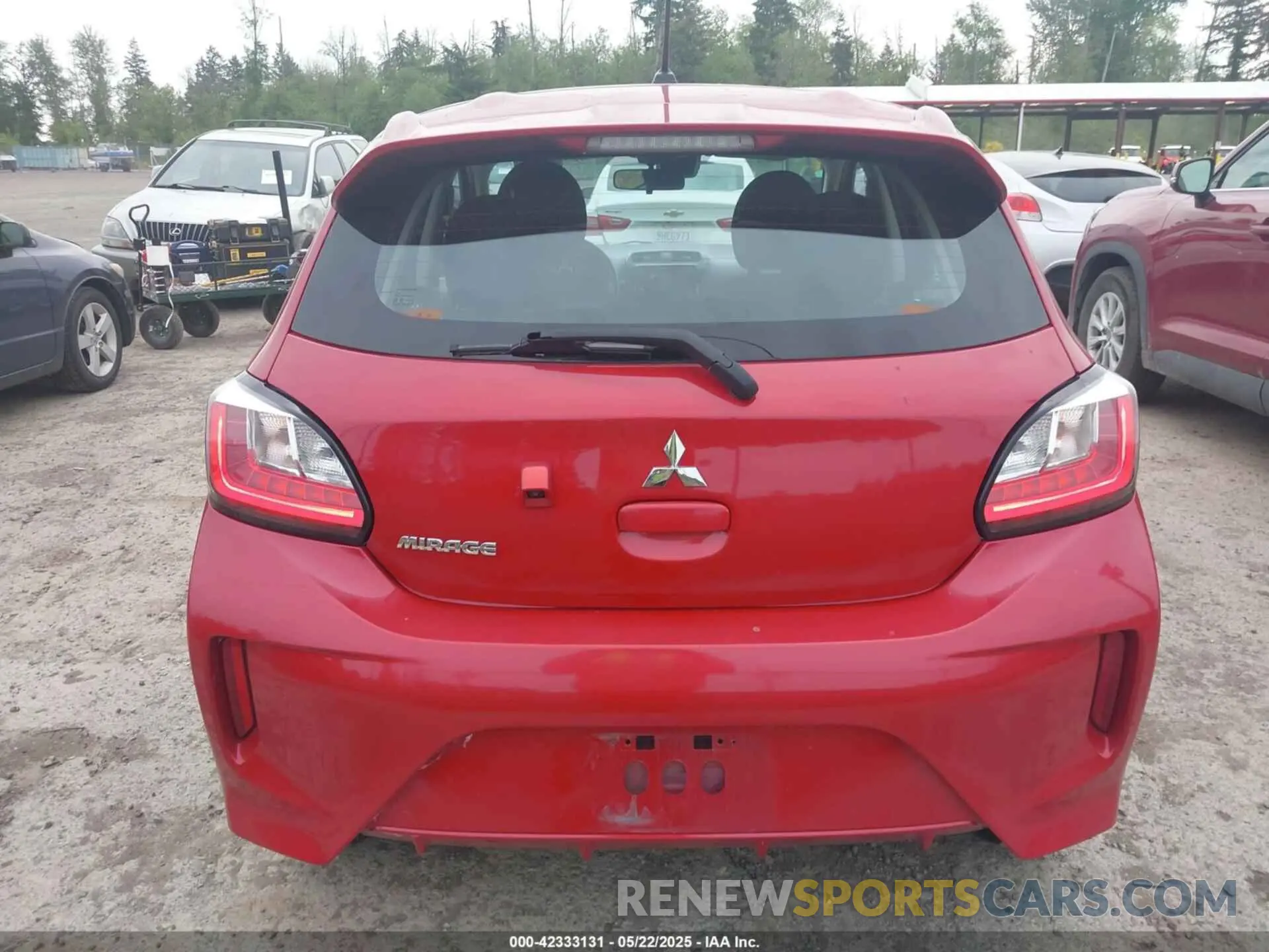 16 fotografías del automóvil dañado ML32AUHJ8MH014457 MITSUBISHI MIRAGE 2021