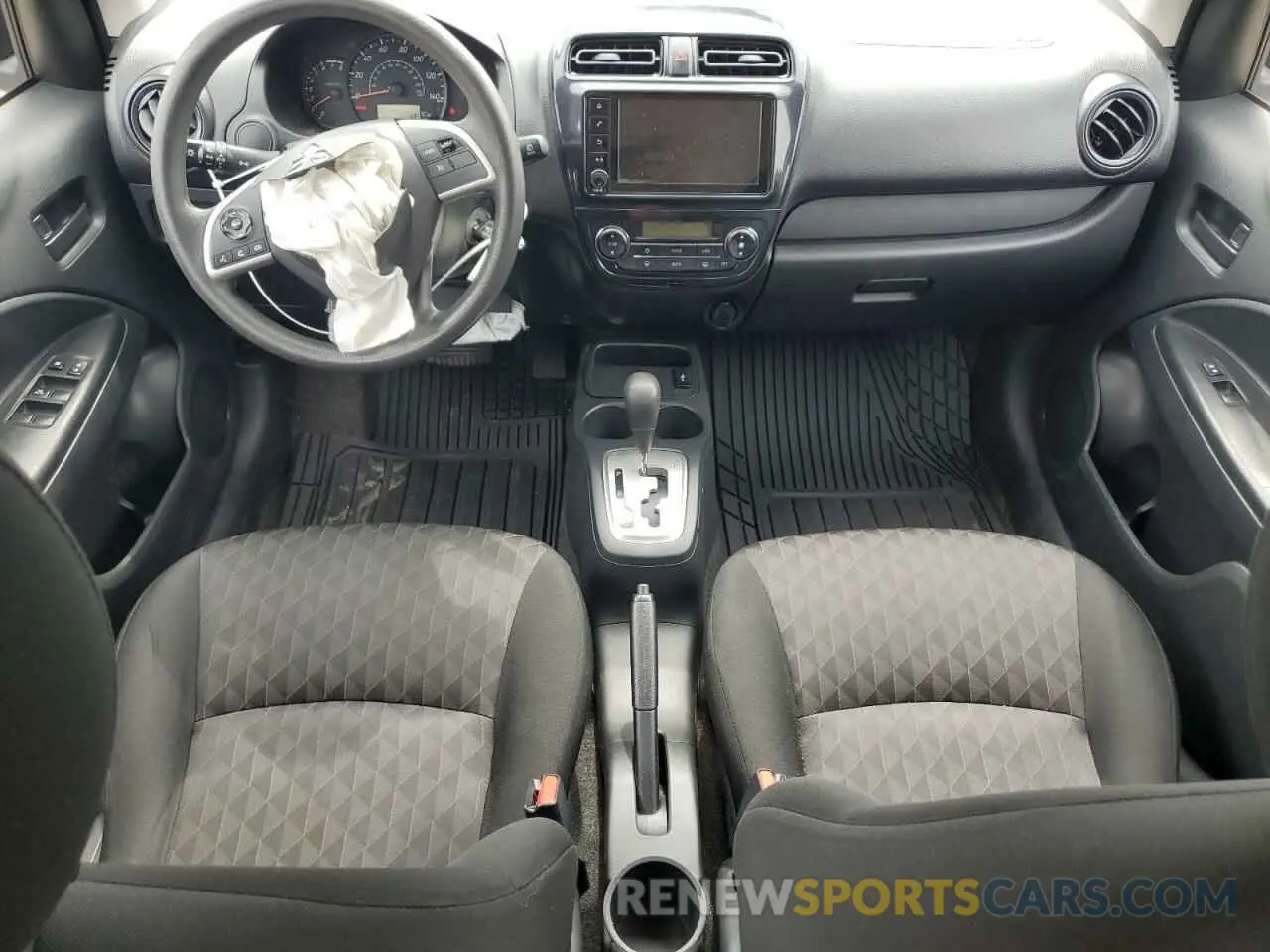 8 fotografías del automóvil dañado ML32AUHJ9MH008120 MITSUBISHI MIRAGE 2021