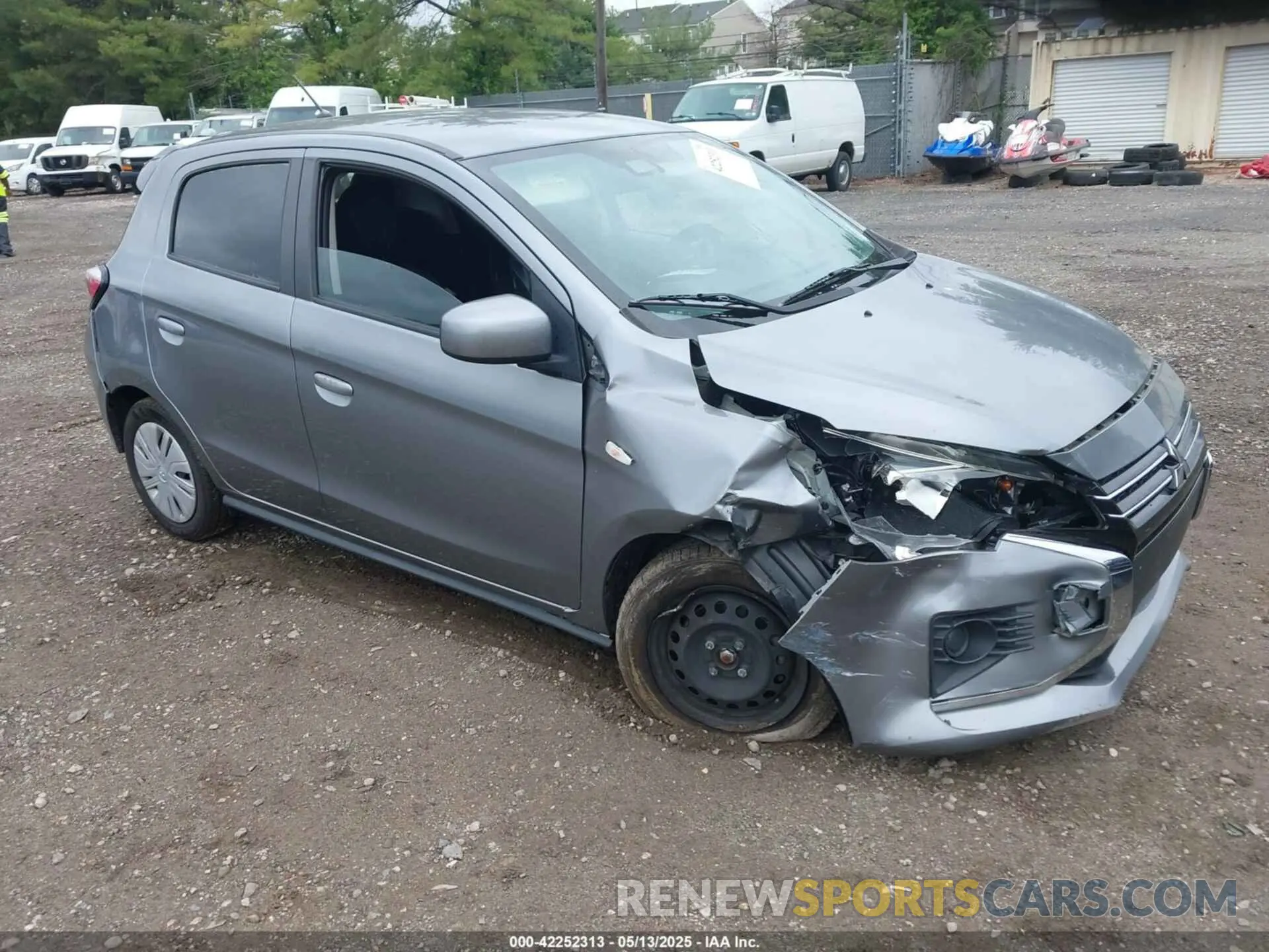 1 fotografías del automóvil dañado ML32AUHJ9MH008618 MITSUBISHI MIRAGE 2021