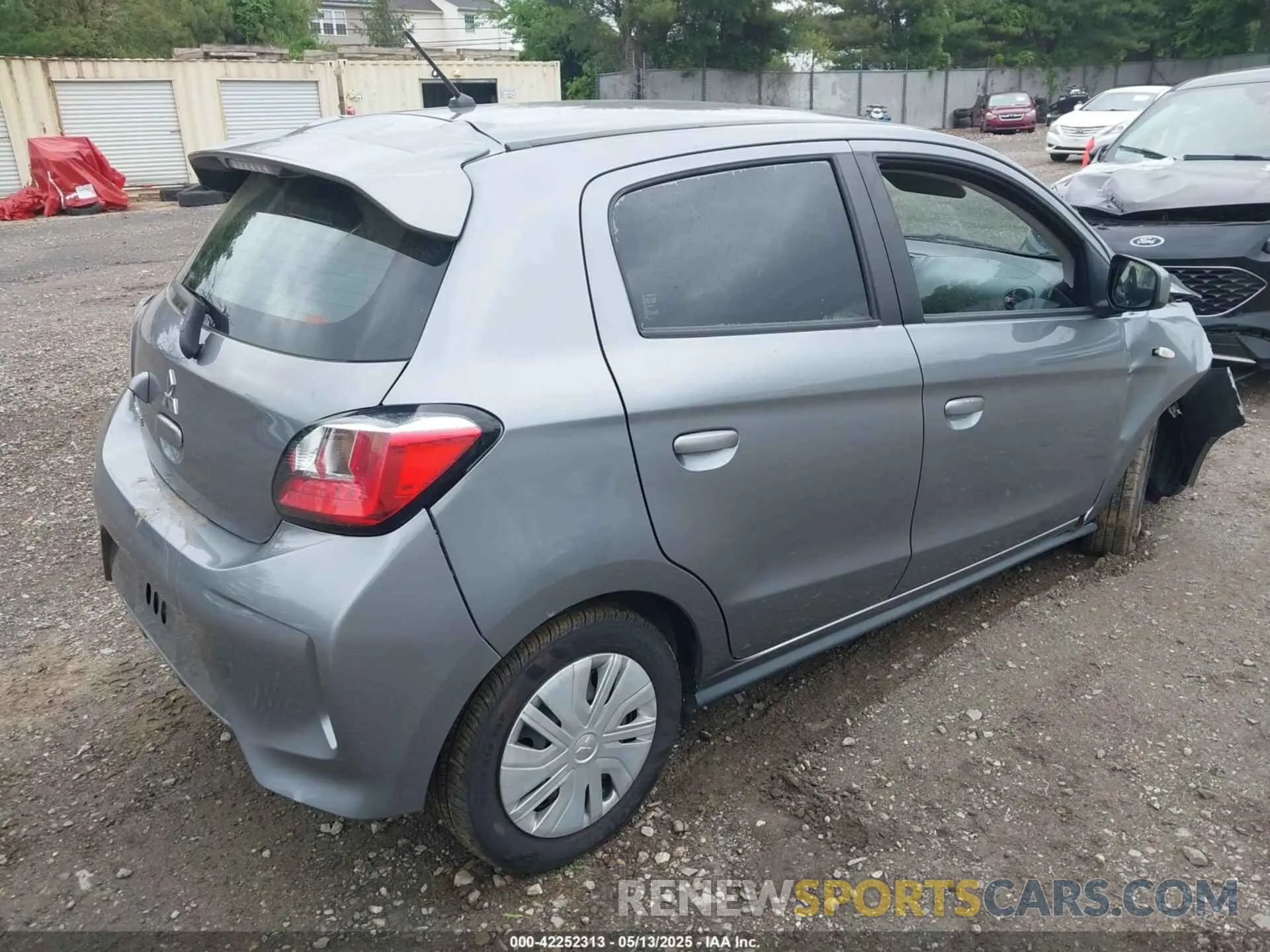 4 fotografías del automóvil dañado ML32AUHJ9MH008618 MITSUBISHI MIRAGE 2021