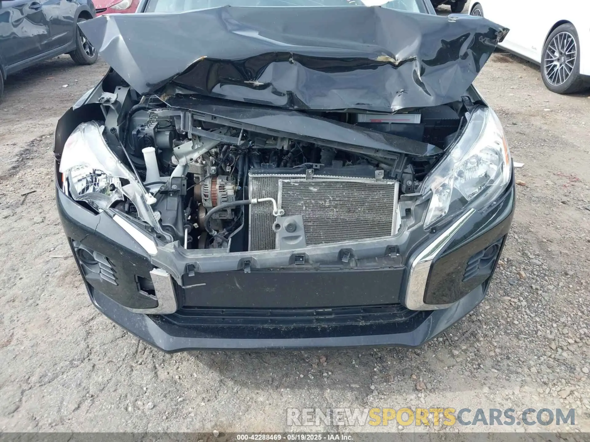6 fotografías del automóvil dañado ML32AUHJ9MH010224 MITSUBISHI MIRAGE 2021
