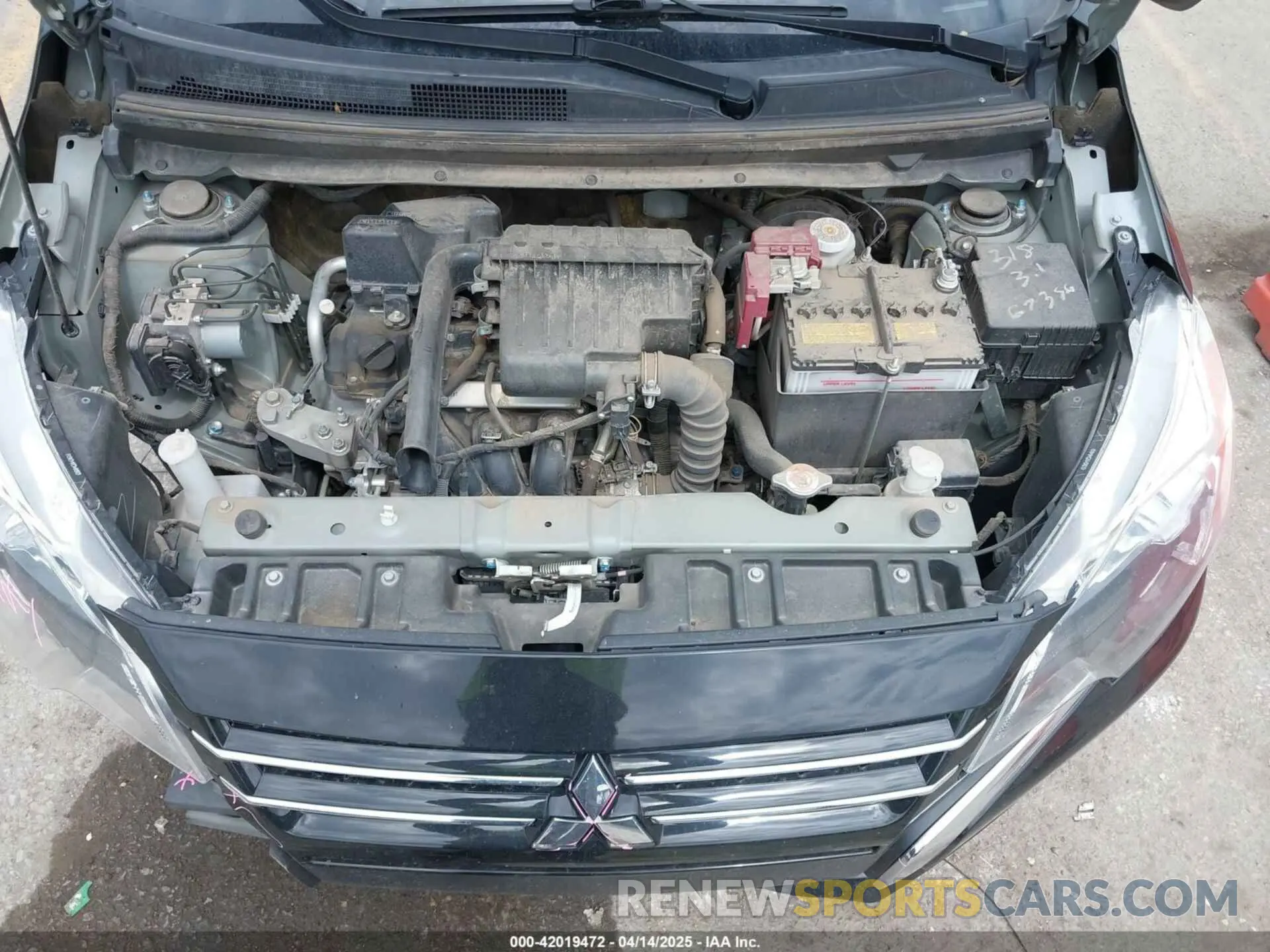 10 fotografías del automóvil dañado ML32AUHJ9MH014242 MITSUBISHI MIRAGE 2021