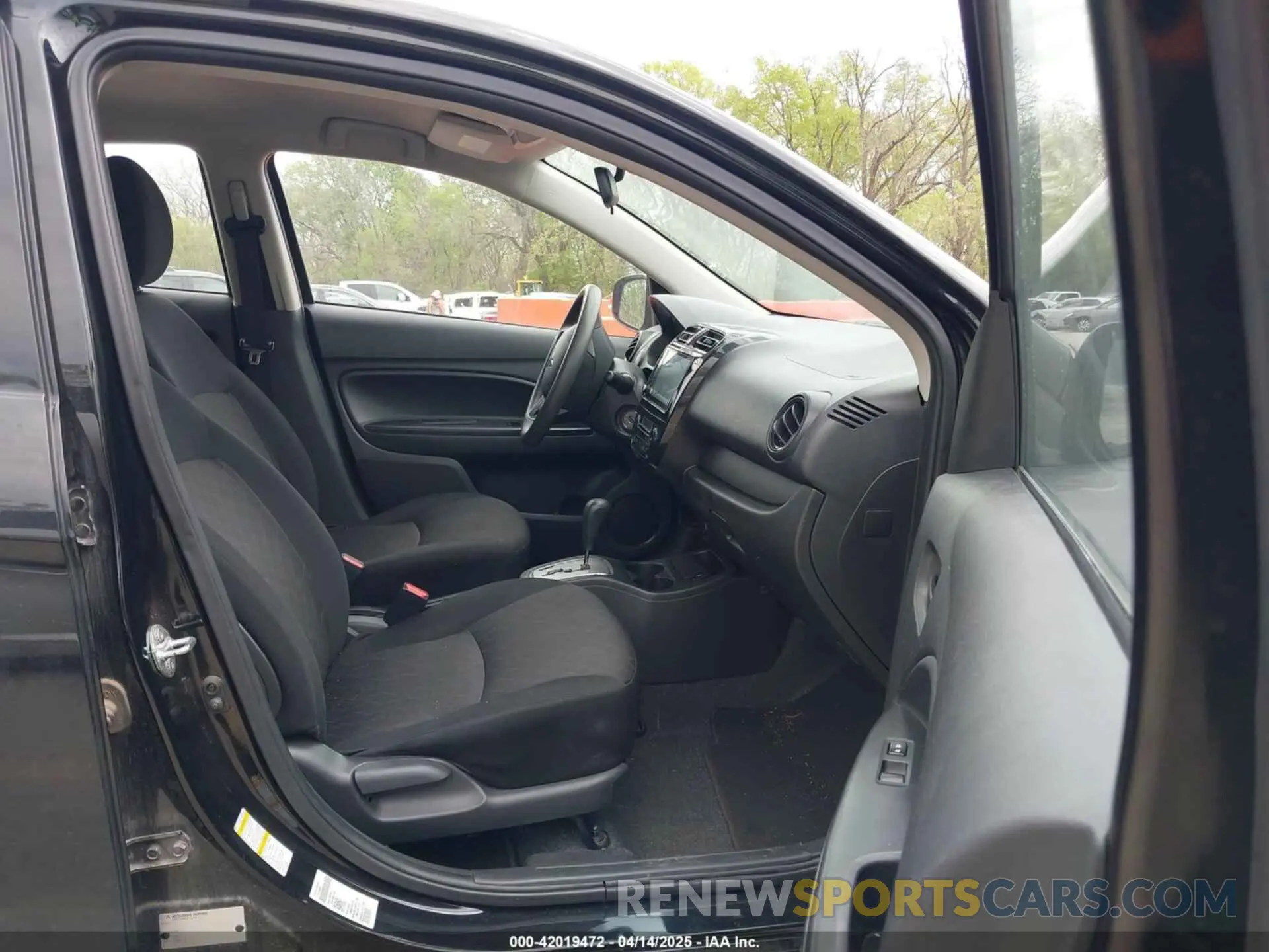 5 fotografías del automóvil dañado ML32AUHJ9MH014242 MITSUBISHI MIRAGE 2021