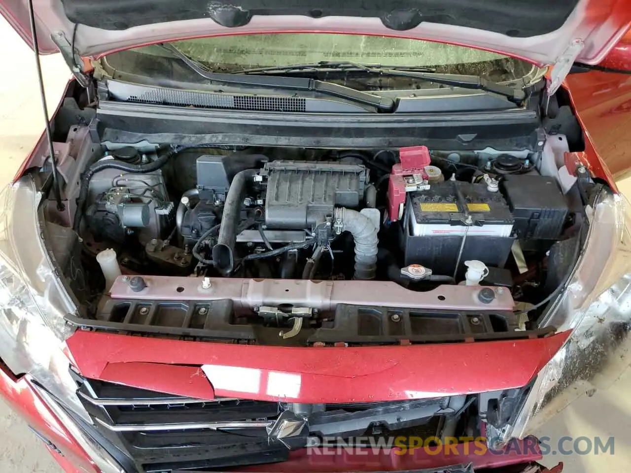 11 fotografías del automóvil dañado ML32AUHJXMH002052 MITSUBISHI MIRAGE 2021
