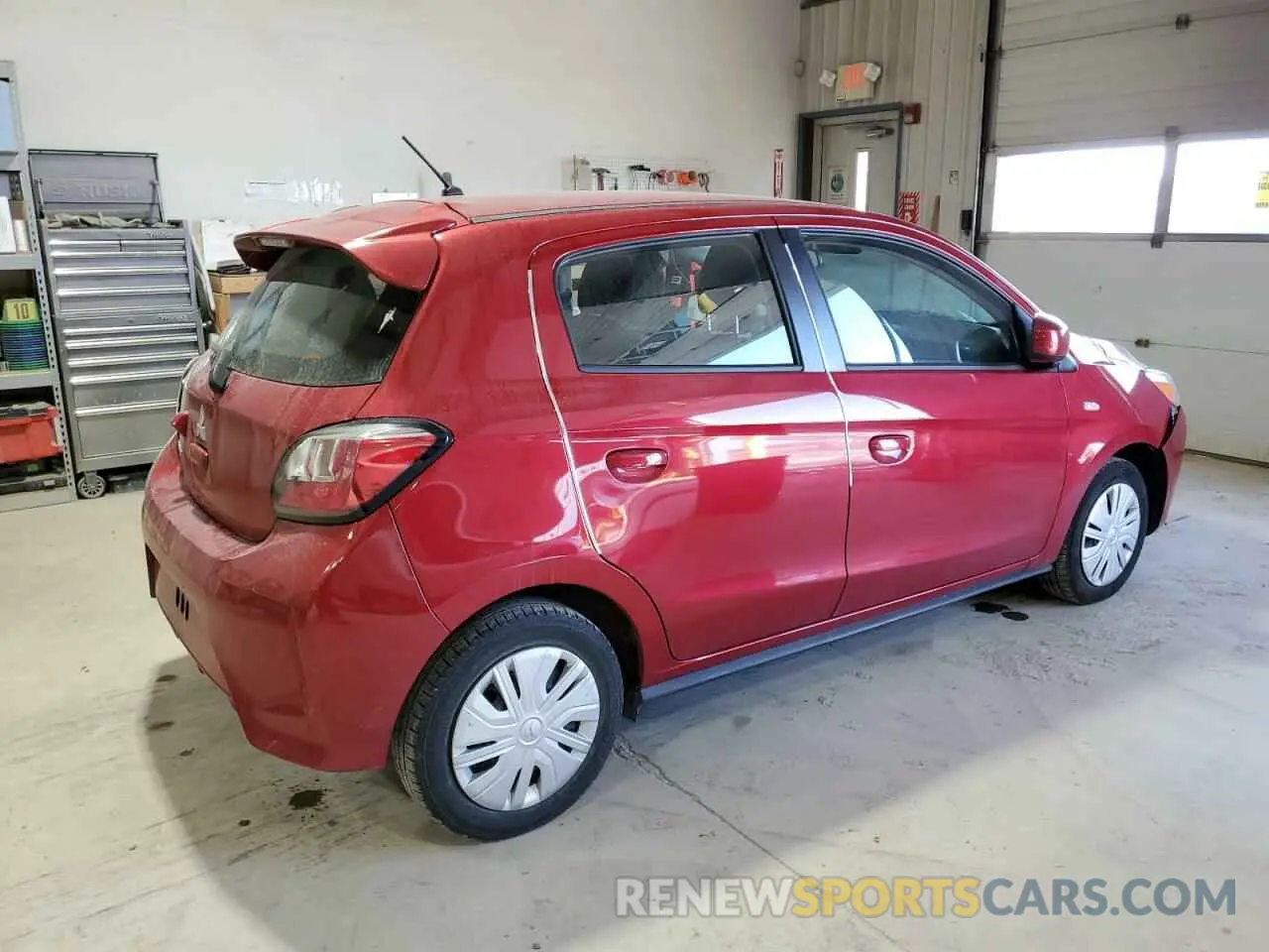 3 fotografías del automóvil dañado ML32AUHJXMH002052 MITSUBISHI MIRAGE 2021