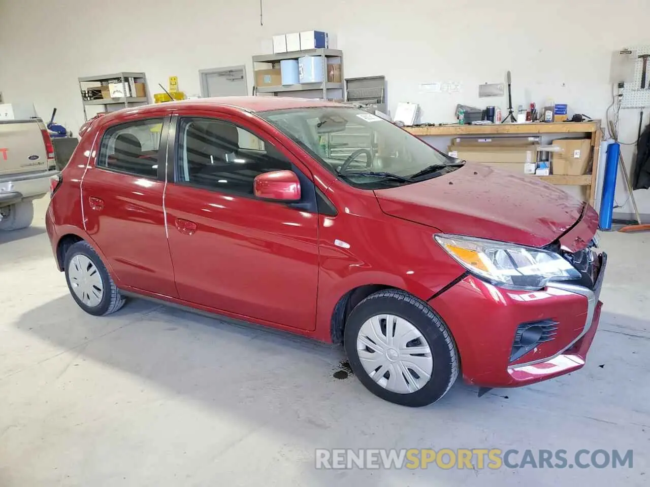 4 fotografías del automóvil dañado ML32AUHJXMH002052 MITSUBISHI MIRAGE 2021