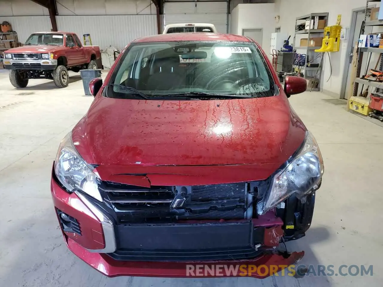 5 fotografías del automóvil dañado ML32AUHJXMH002052 MITSUBISHI MIRAGE 2021