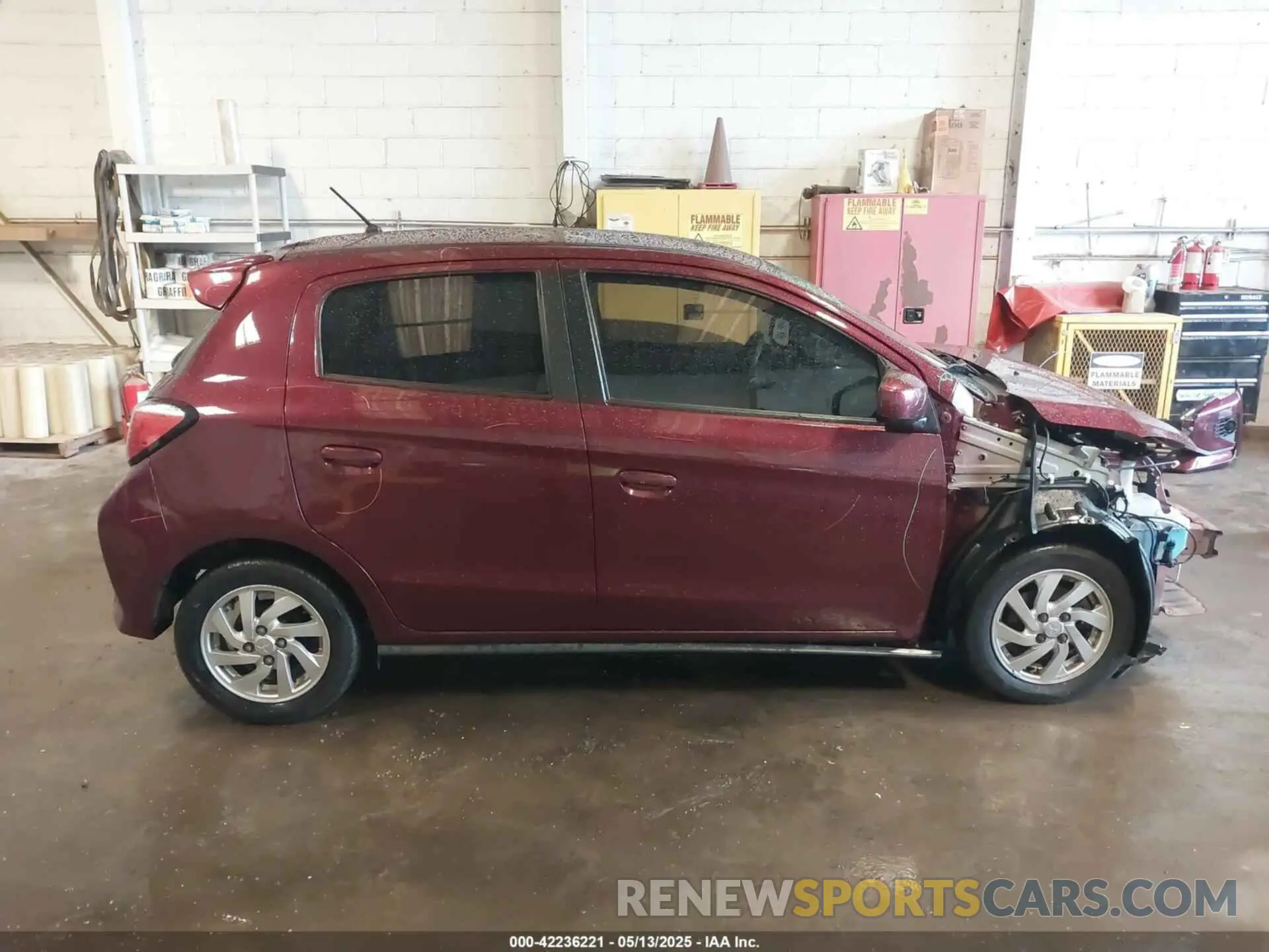 13 fotografías del automóvil dañado ML32AUHJXMH002228 MITSUBISHI MIRAGE 2021