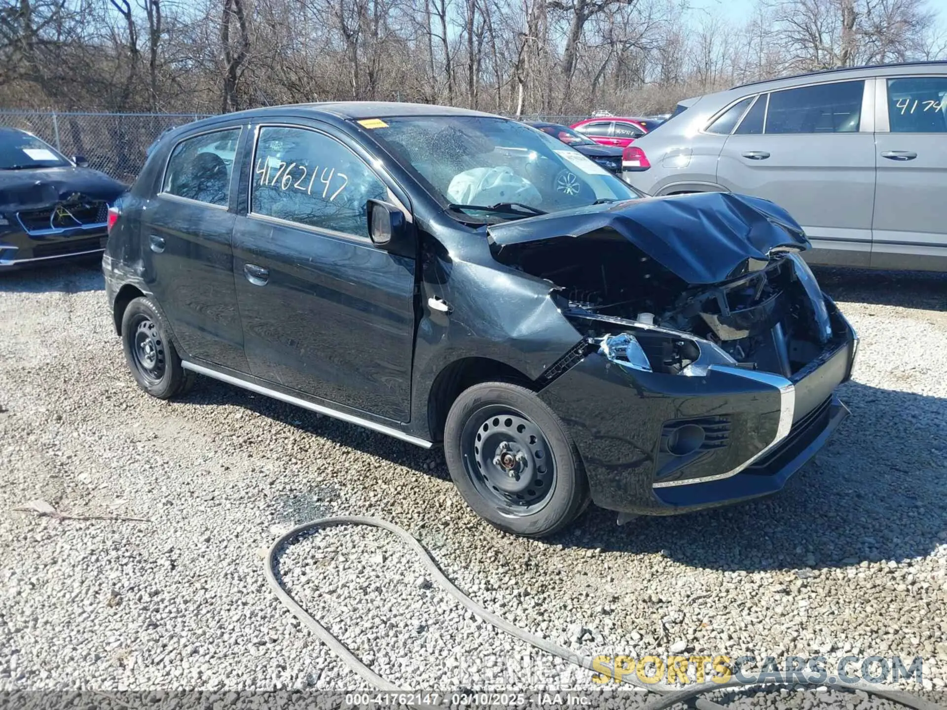 1 fotografías del automóvil dañado ML32AUHJXMH009860 MITSUBISHI MIRAGE 2021