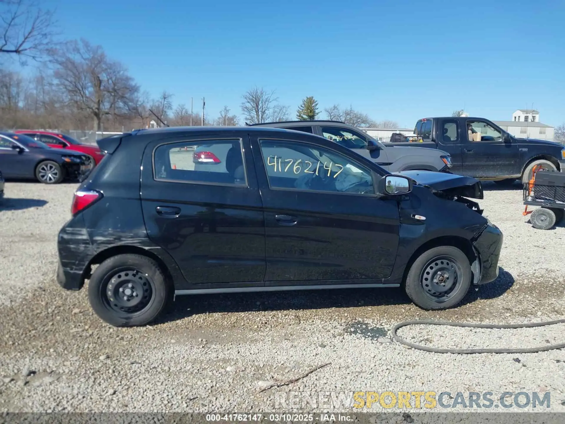 13 fotografías del automóvil dañado ML32AUHJXMH009860 MITSUBISHI MIRAGE 2021