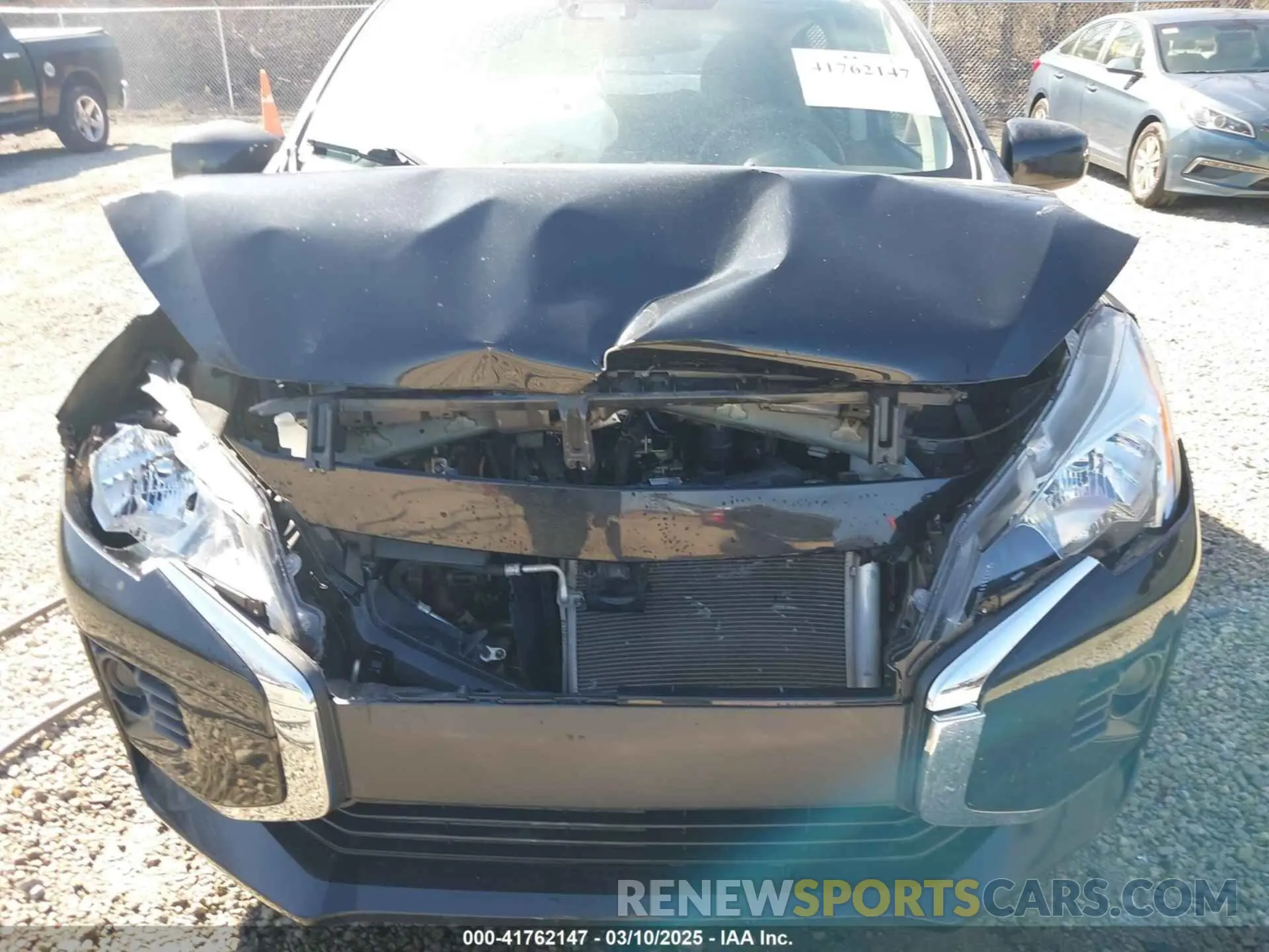 6 fotografías del automóvil dañado ML32AUHJXMH009860 MITSUBISHI MIRAGE 2021