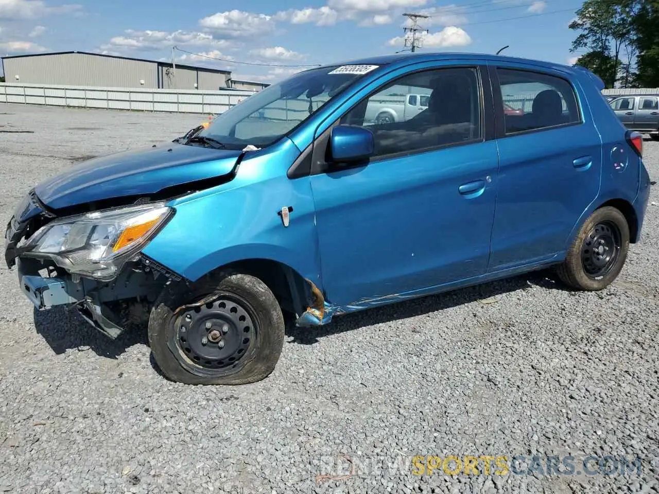 1 fotografías del automóvil dañado ML32AUHJXMH011429 MITSUBISHI MIRAGE 2021