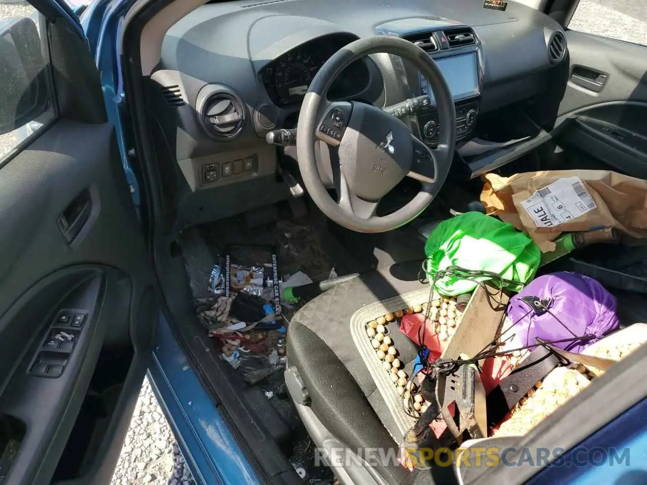 8 fotografías del automóvil dañado ML32AUHJXMH011429 MITSUBISHI MIRAGE 2021