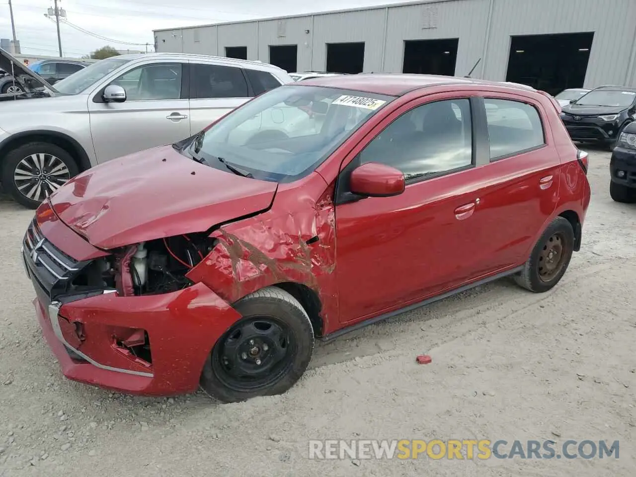 1 fotografías del automóvil dañado ML32AUHJXMH011818 MITSUBISHI MIRAGE 2021