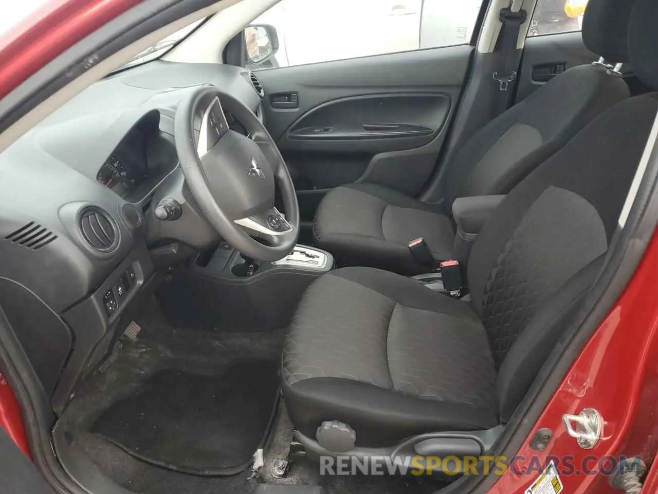 7 fotografías del automóvil dañado ML32AUHJXMH011818 MITSUBISHI MIRAGE 2021