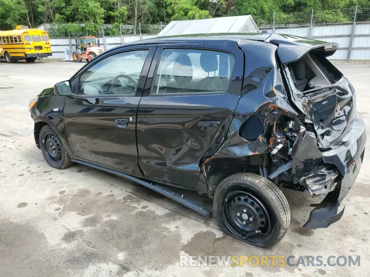 2 fotografías del automóvil dañado ML32AUHJXMH012614 MITSUBISHI MIRAGE 2021