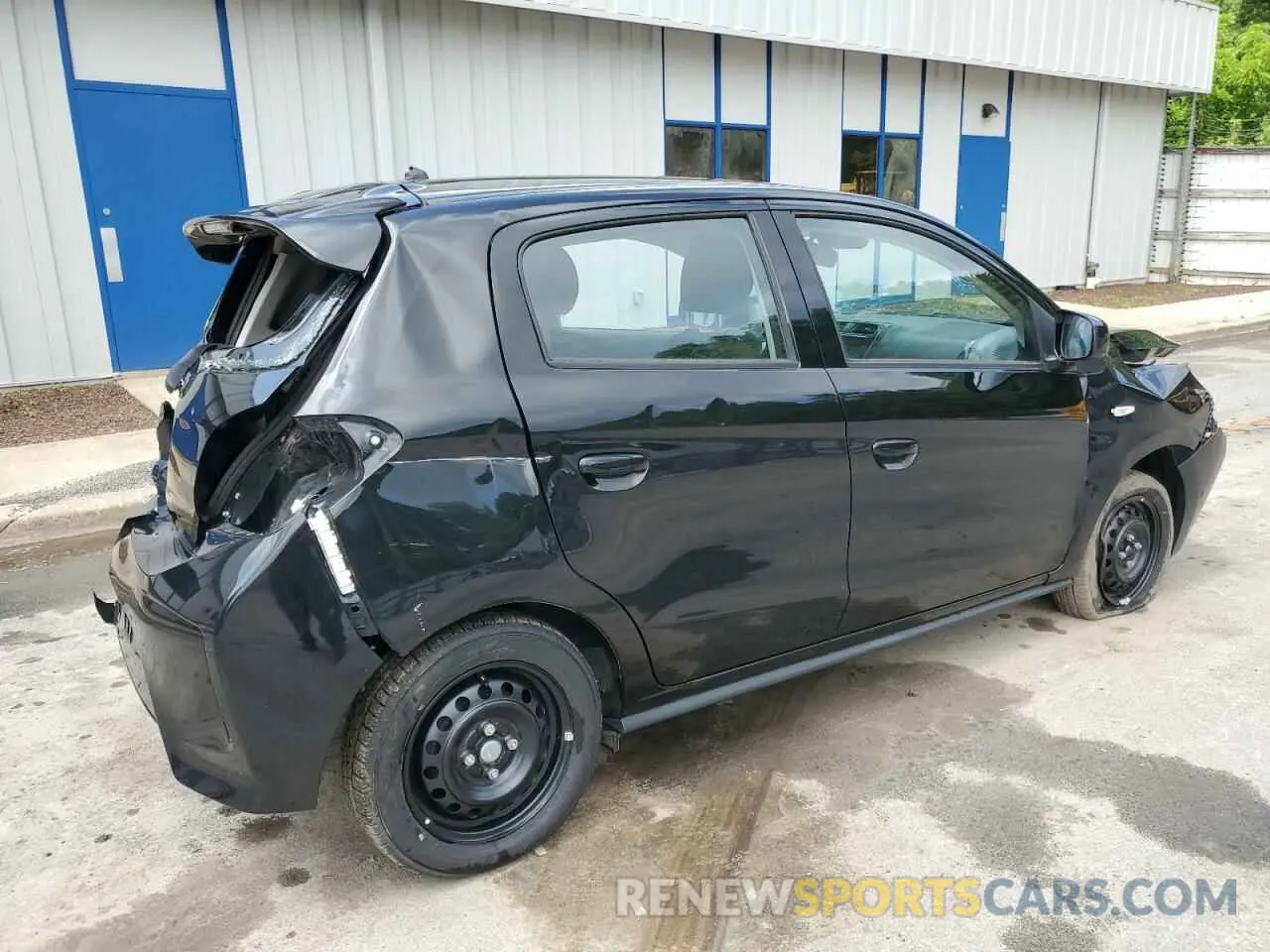 3 fotografías del automóvil dañado ML32AUHJXMH012614 MITSUBISHI MIRAGE 2021