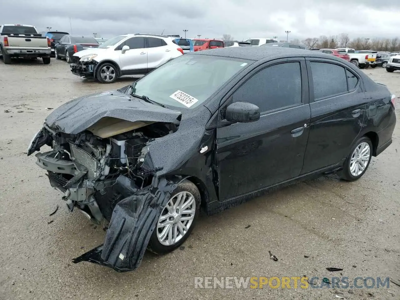 1 fotografías del automóvil dañado ML32FUFJ0MHF04592 MITSUBISHI MIRAGE 2021