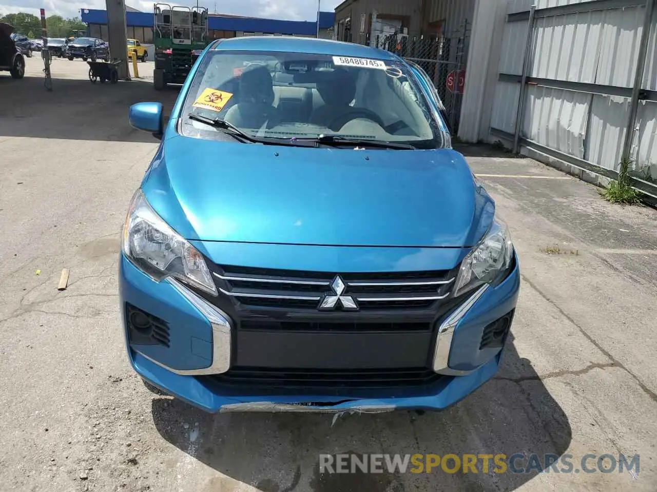 5 fotografías del automóvil dañado ML32FUFJ1MHF00907 MITSUBISHI MIRAGE 2021