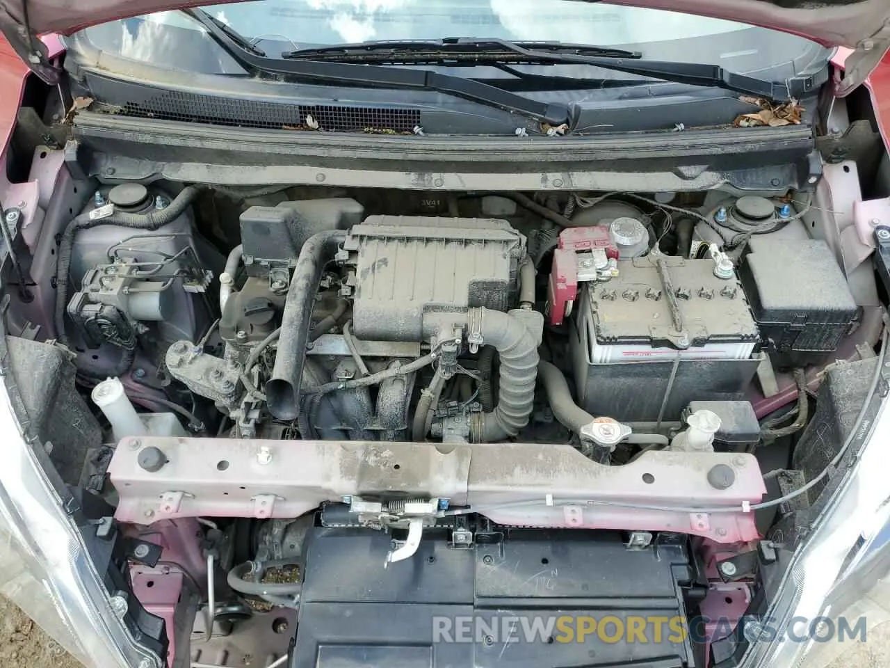 11 fotografías del automóvil dañado ML32FUFJ1MHF04374 MITSUBISHI MIRAGE 2021