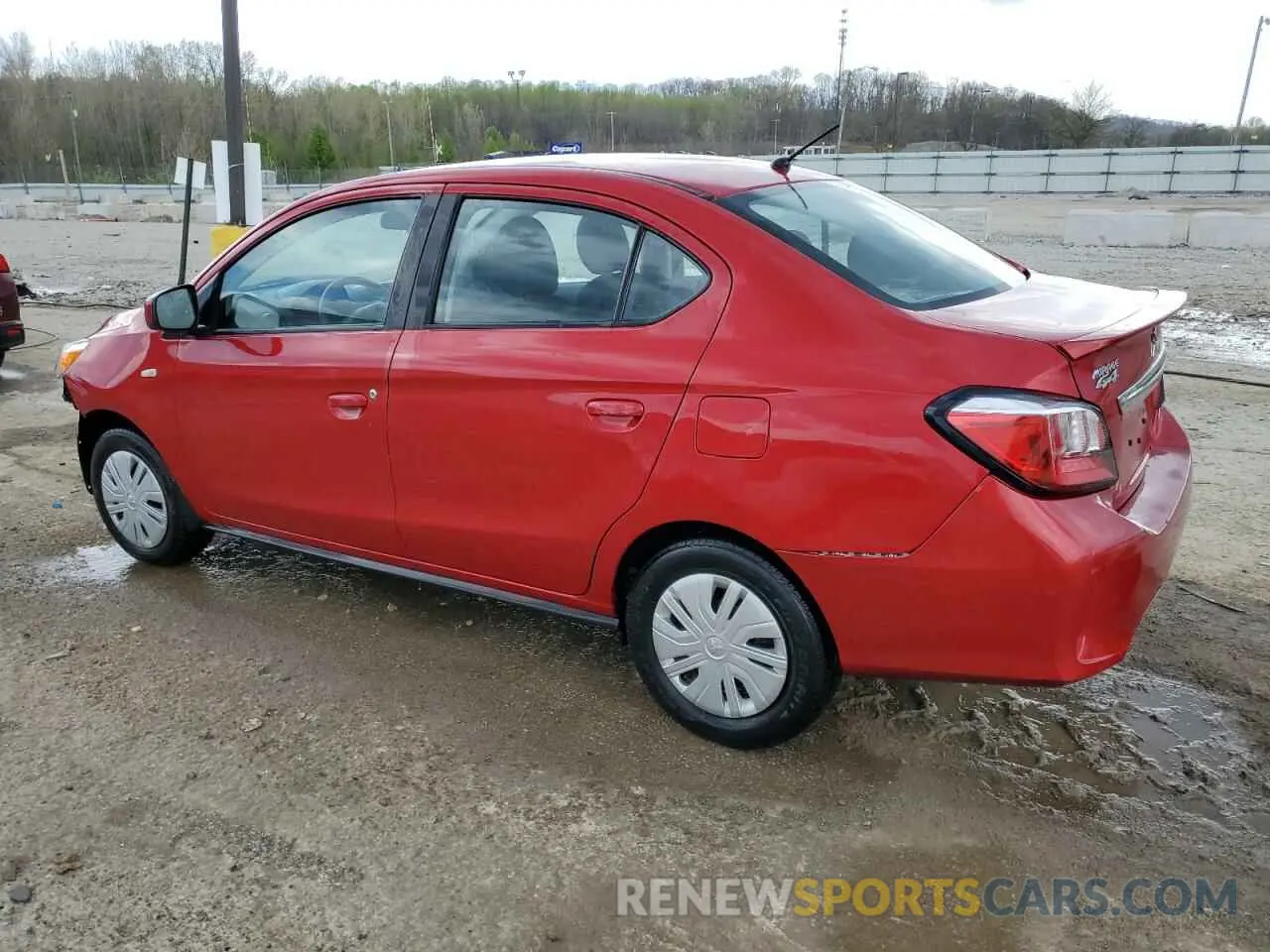 2 fotografías del automóvil dañado ML32FUFJ1MHF04374 MITSUBISHI MIRAGE 2021