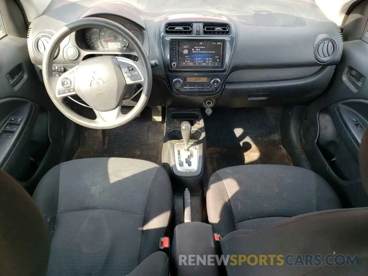 8 fotografías del automóvil dañado ML32FUFJ1MHF04374 MITSUBISHI MIRAGE 2021