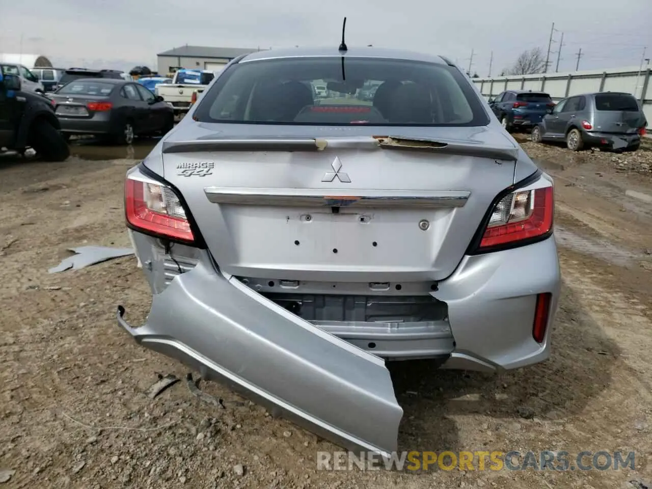 9 fotografías del automóvil dañado ML32FUFJ2MHF00902 MITSUBISHI MIRAGE 2021