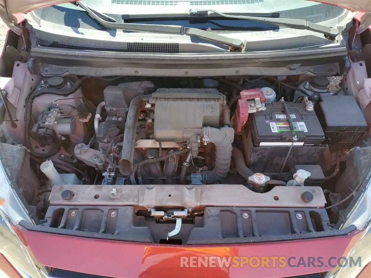11 fotografías del automóvil dañado ML32FUFJ2MHF07347 MITSUBISHI MIRAGE 2021