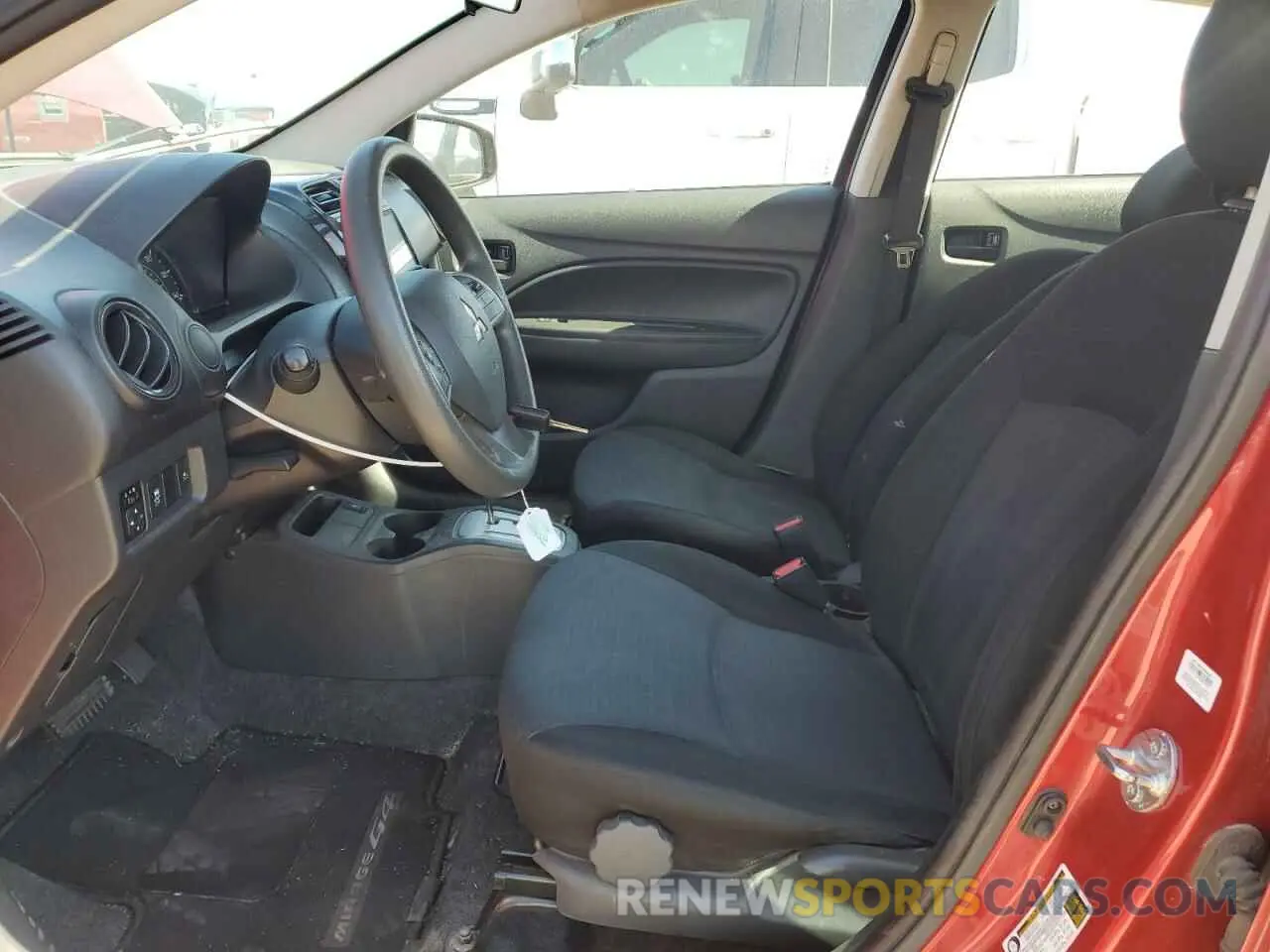 7 fotografías del automóvil dañado ML32FUFJ2MHF07347 MITSUBISHI MIRAGE 2021