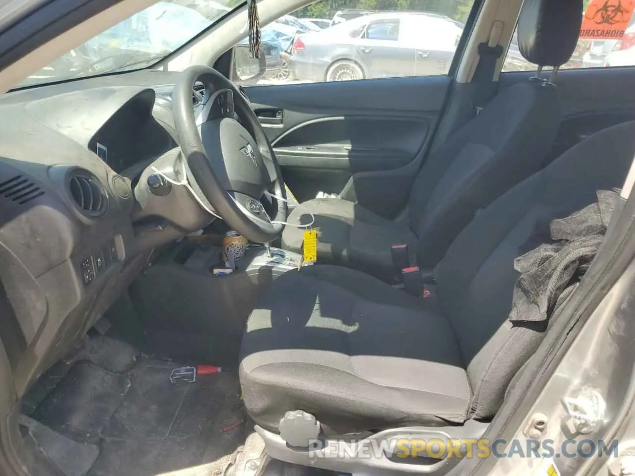 7 fotografías del automóvil dañado ML32FUFJ3MHF01525 MITSUBISHI MIRAGE 2021