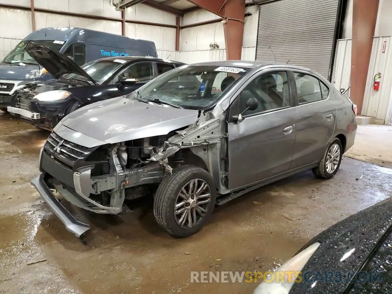 1 fotografías del automóvil dañado ML32FUFJ3MHF02979 MITSUBISHI MIRAGE 2021