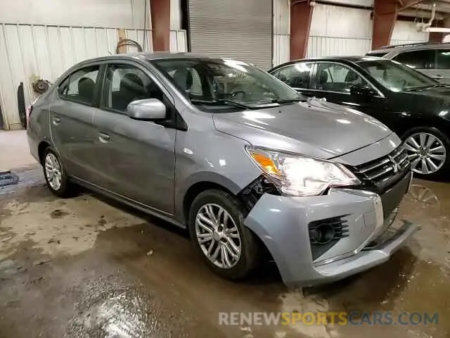 11 fotografías del automóvil dañado ML32FUFJ3MHF02979 MITSUBISHI MIRAGE 2021