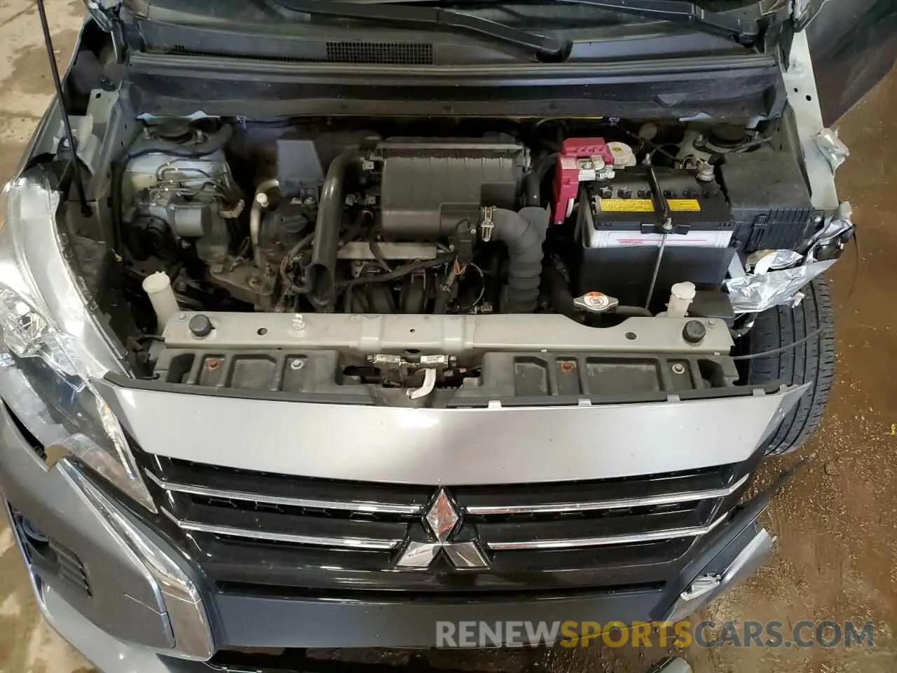 12 fotografías del automóvil dañado ML32FUFJ3MHF02979 MITSUBISHI MIRAGE 2021