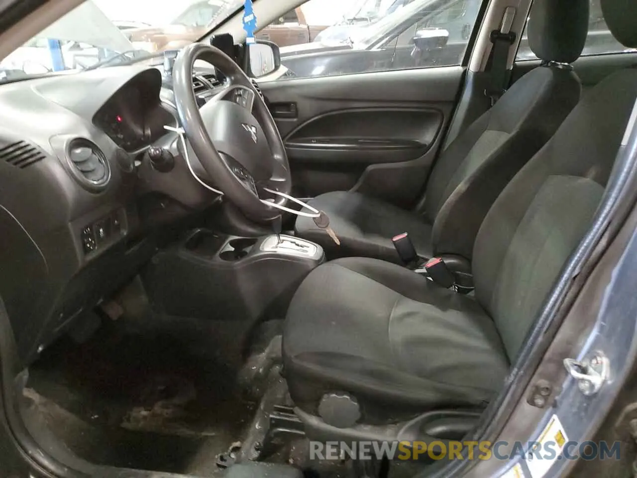 7 fotografías del automóvil dañado ML32FUFJ3MHF02979 MITSUBISHI MIRAGE 2021