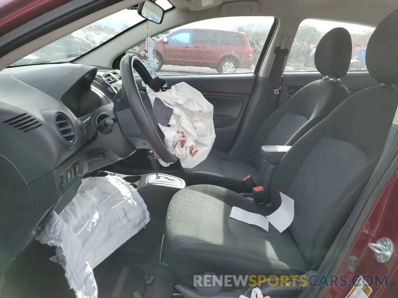 7 fotografías del automóvil dañado ML32FUFJ4MHF02893 MITSUBISHI MIRAGE 2021