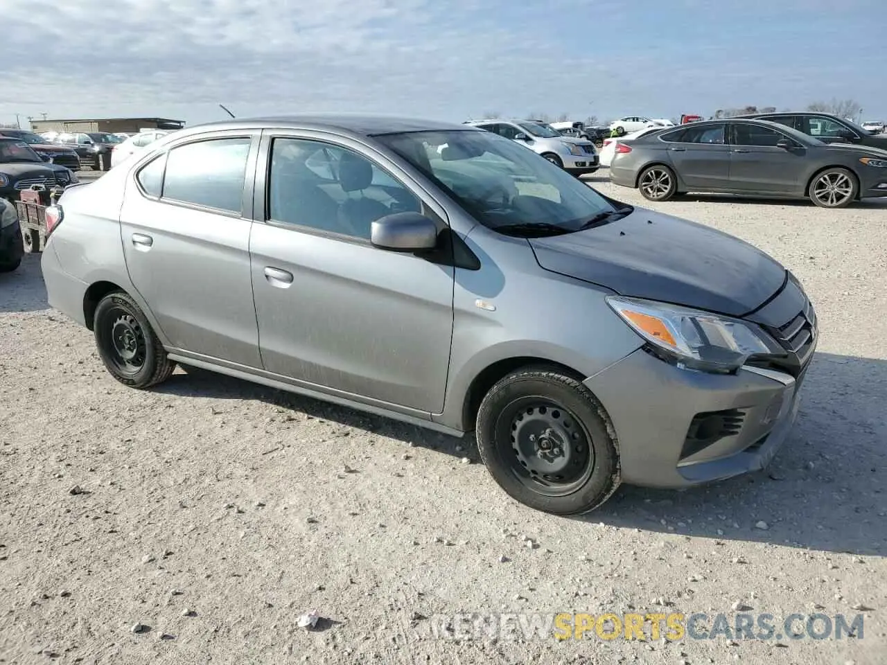 4 fotografías del automóvil dañado ML32FUFJ4MHF03428 MITSUBISHI MIRAGE 2021