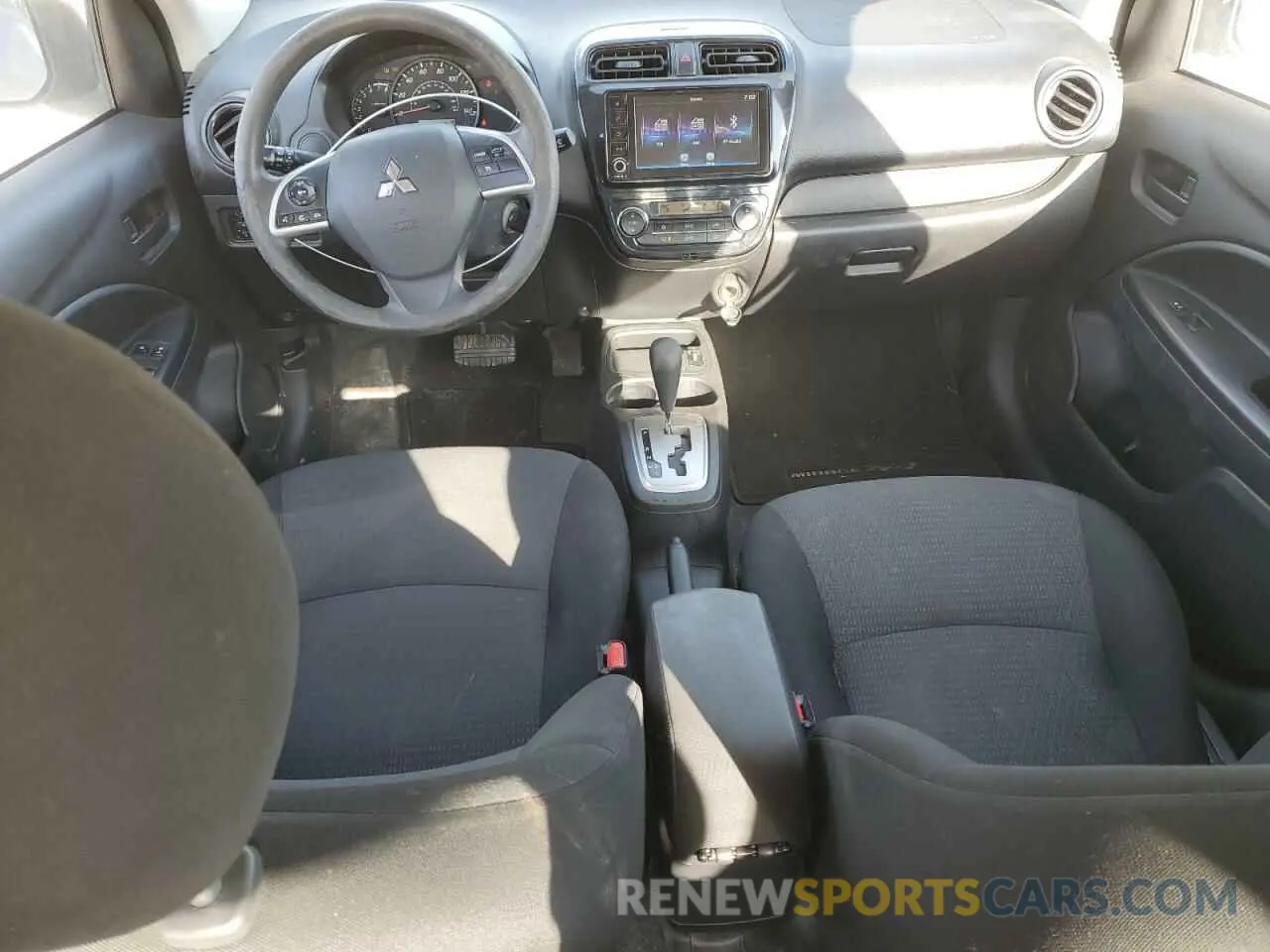 8 fotografías del automóvil dañado ML32FUFJ4MHF03428 MITSUBISHI MIRAGE 2021