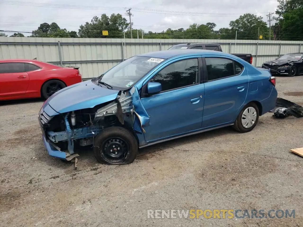 1 fotografías del automóvil dañado ML32FUFJ4MHF03509 MITSUBISHI MIRAGE 2021
