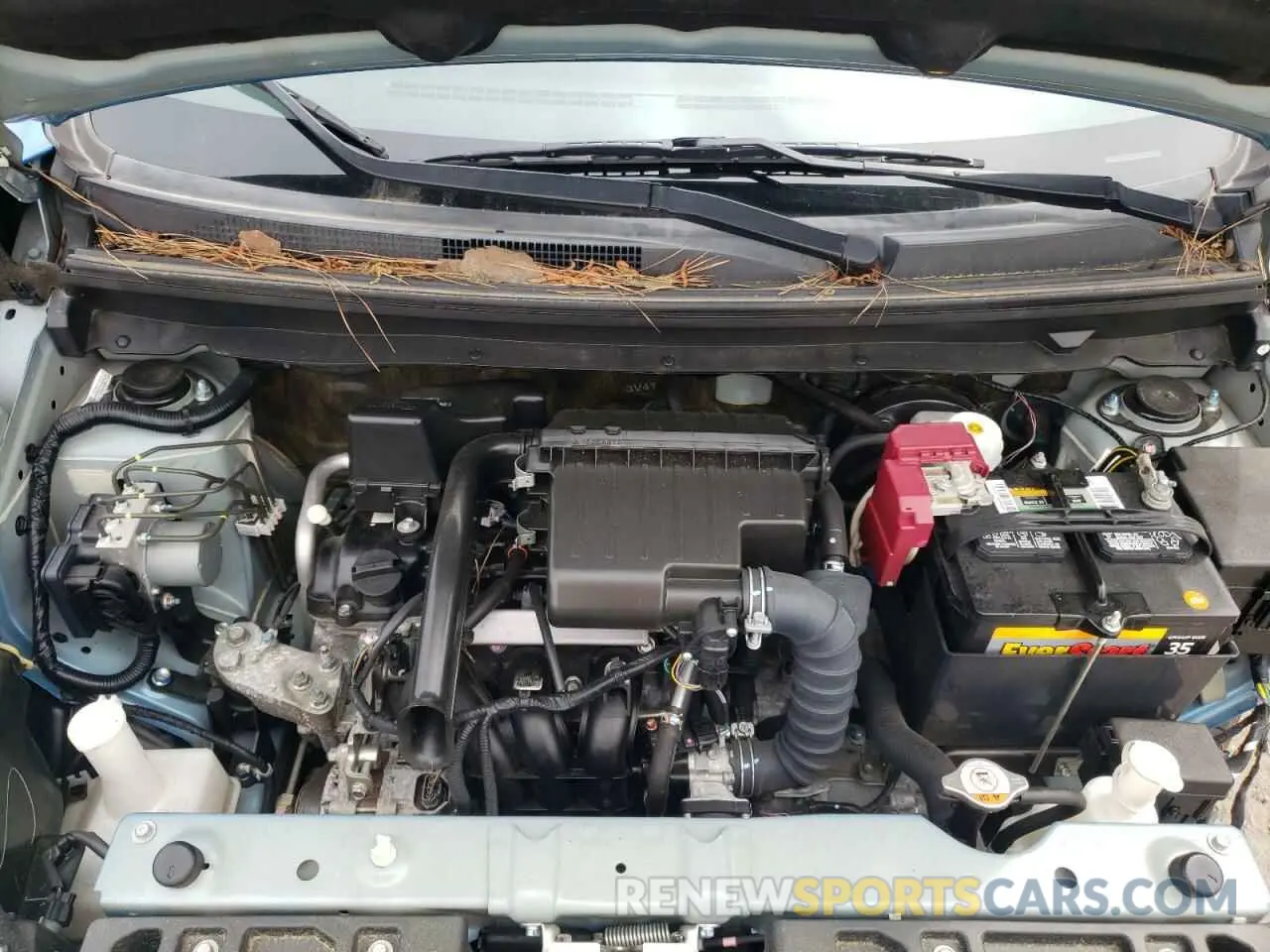 11 fotografías del automóvil dañado ML32FUFJ4MHF03509 MITSUBISHI MIRAGE 2021