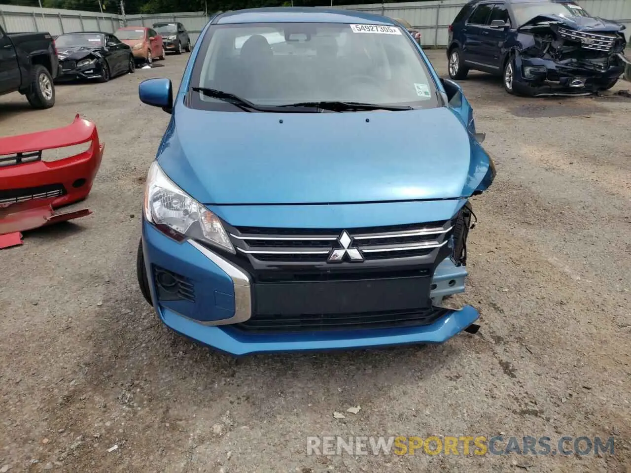 5 fotografías del automóvil dañado ML32FUFJ4MHF03509 MITSUBISHI MIRAGE 2021