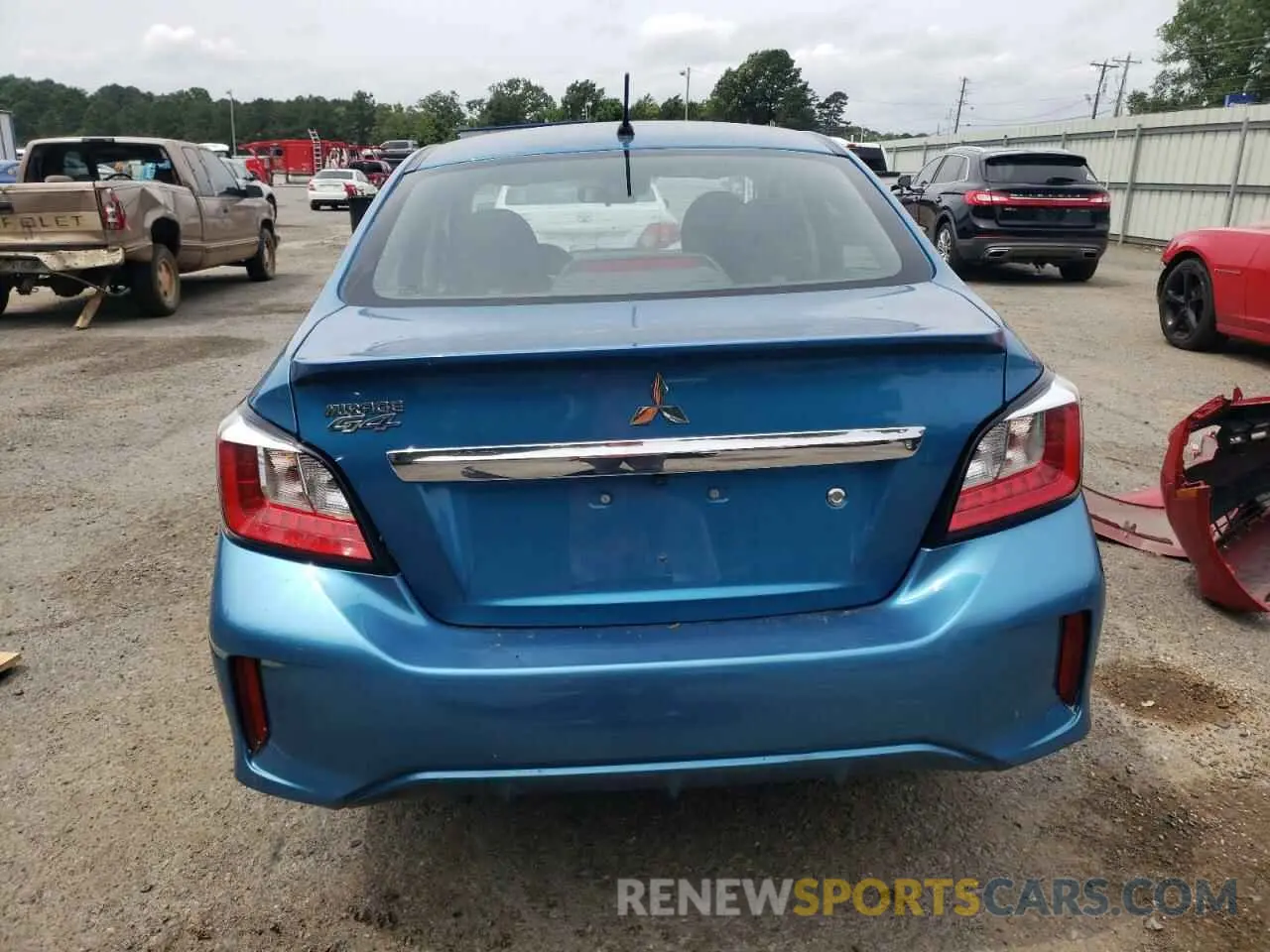 6 fotografías del automóvil dañado ML32FUFJ4MHF03509 MITSUBISHI MIRAGE 2021