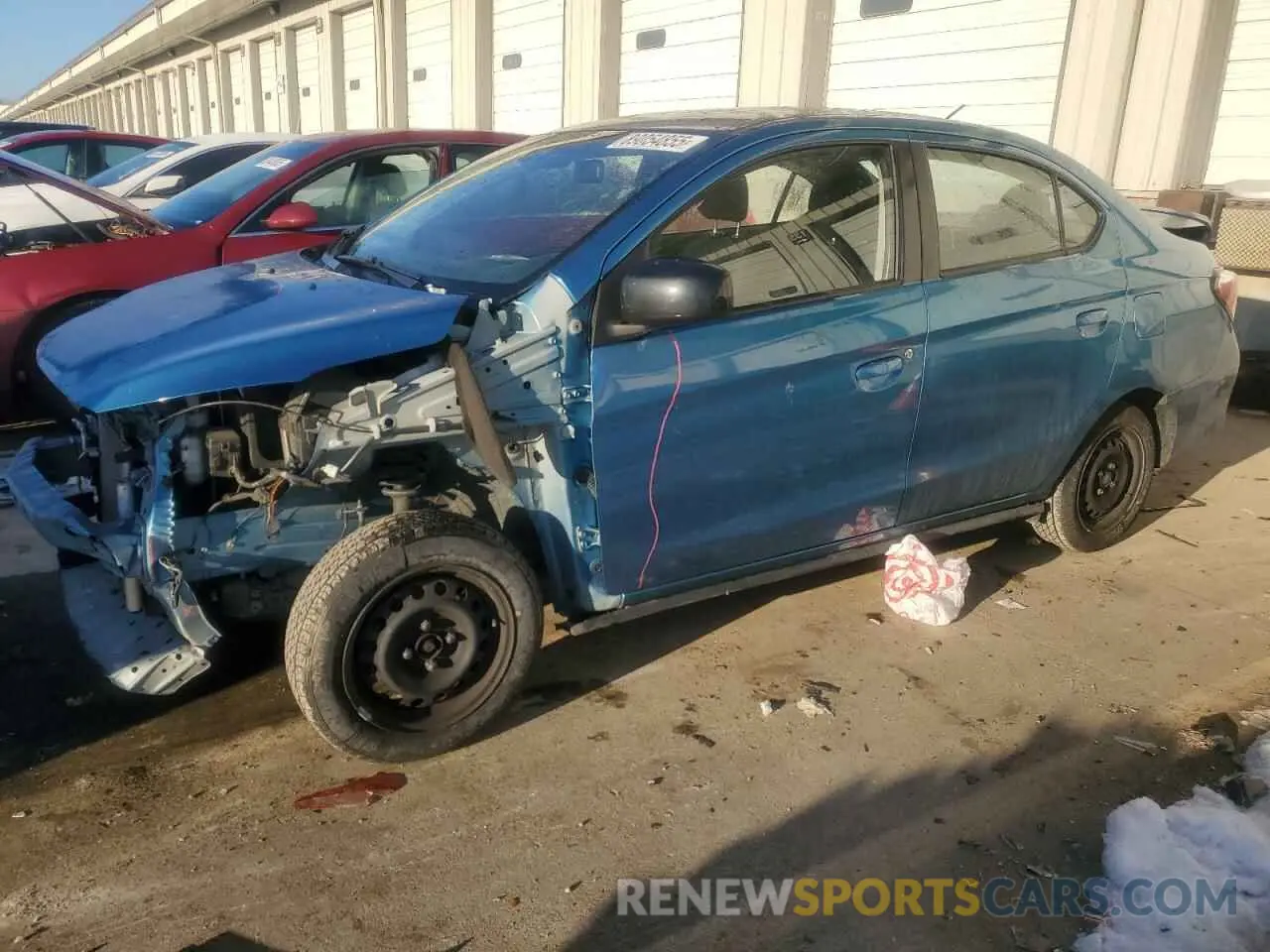 1 fotografías del automóvil dañado ML32FUFJ7MHF00913 MITSUBISHI MIRAGE 2021