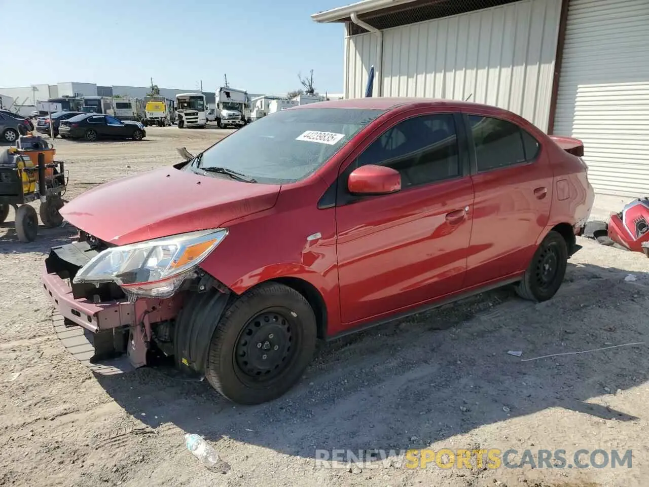 1 fotografías del automóvil dañado ML32FUFJ7MHF04301 MITSUBISHI MIRAGE 2021