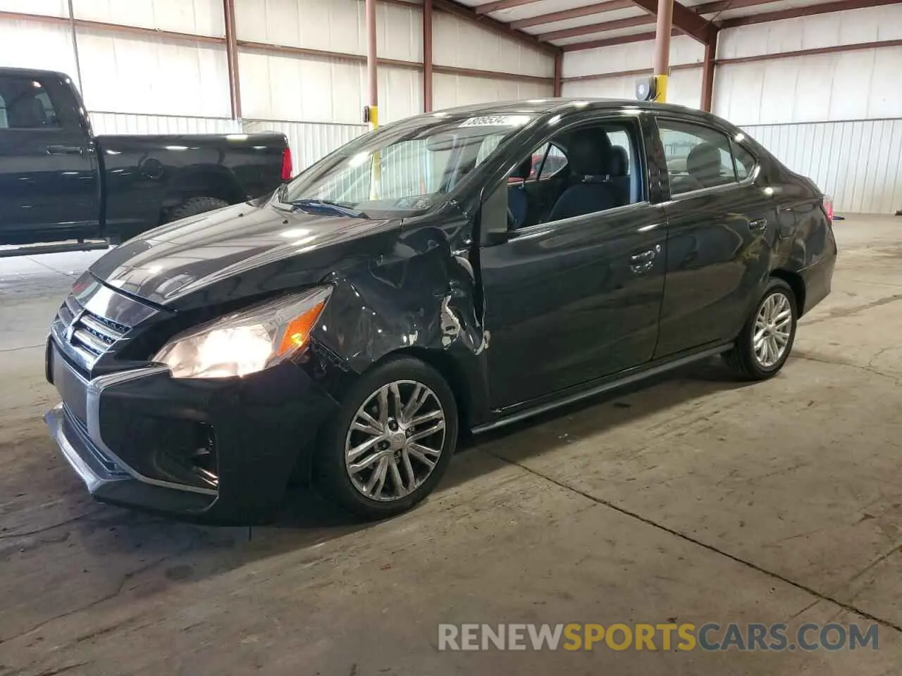 1 fotografías del automóvil dañado ML32FUFJ7MHF05903 MITSUBISHI MIRAGE 2021