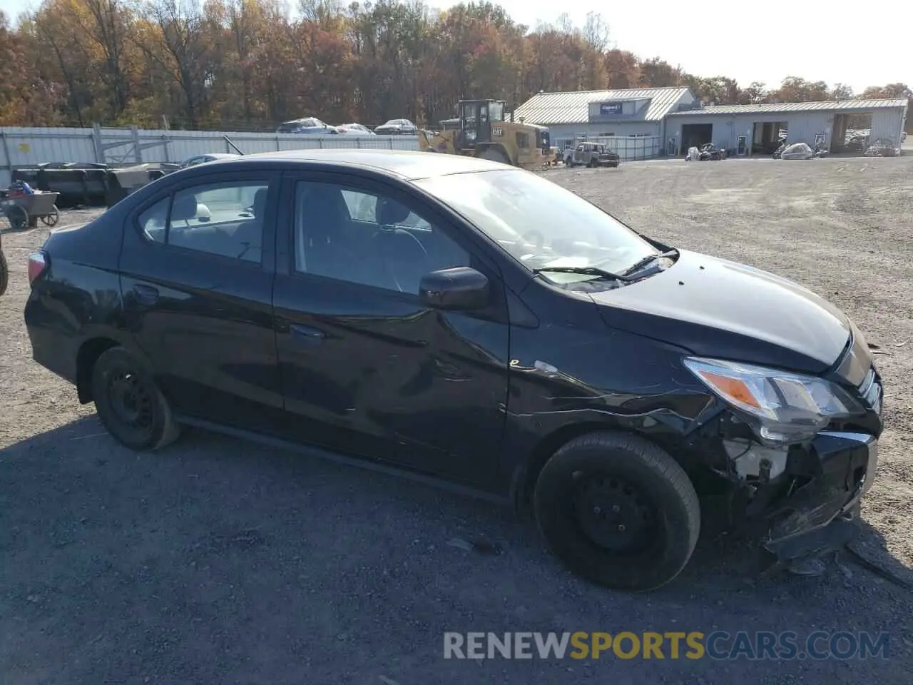 4 fotografías del automóvil dañado ML32FUFJ8MHF01679 MITSUBISHI MIRAGE 2021