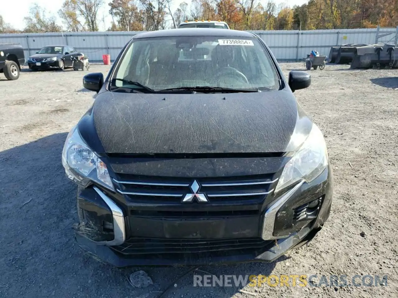 5 fotografías del automóvil dañado ML32FUFJ8MHF01679 MITSUBISHI MIRAGE 2021