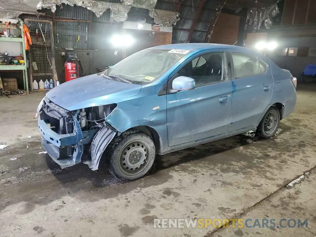 1 fotografías del automóvil dañado ML32FUFJ9MHF02338 MITSUBISHI MIRAGE 2021
