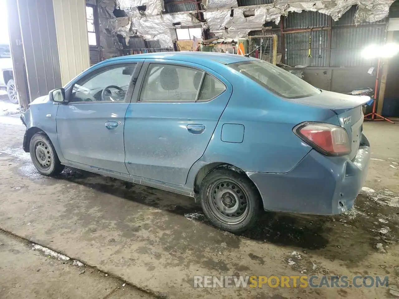2 fotografías del automóvil dañado ML32FUFJ9MHF02338 MITSUBISHI MIRAGE 2021